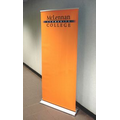 Retractable Banner Stand with 33" x 78" Dry Erase Banner